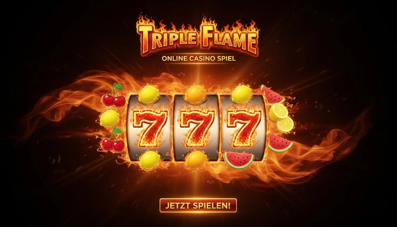 Triple Flame Slot Banner