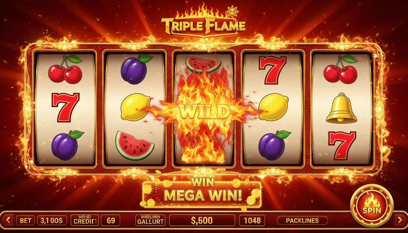 Triple Flame Spielaufbau